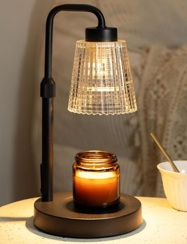 Dimmable Candle Warmer Lamp with Timer – Electric Wax Melter & Home Decor Gift
